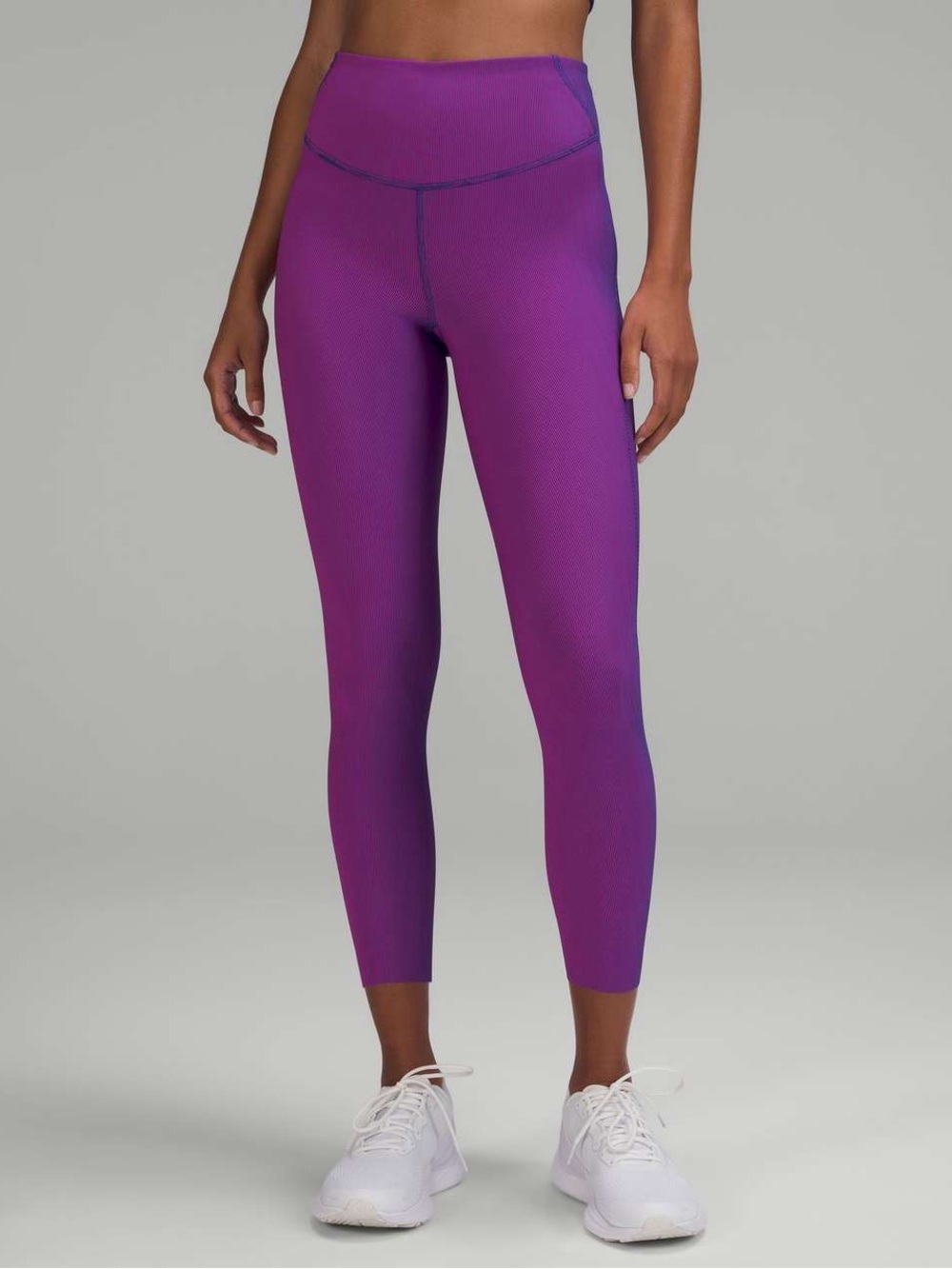Lululemon Base Pace High-Rise Tight Two-Tone Ribbed Size 0